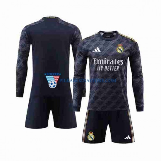 Real Madryt dla Dzieci Koszulka Wyjazdowy 2023-2024 Długie Rękawy