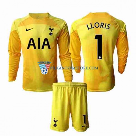 Strój Bramkarski Tottenham Hotspur dla Dzieci Hugo Lloris 1 Koszulka Domowy 2022-2023 Długie Rękawy
