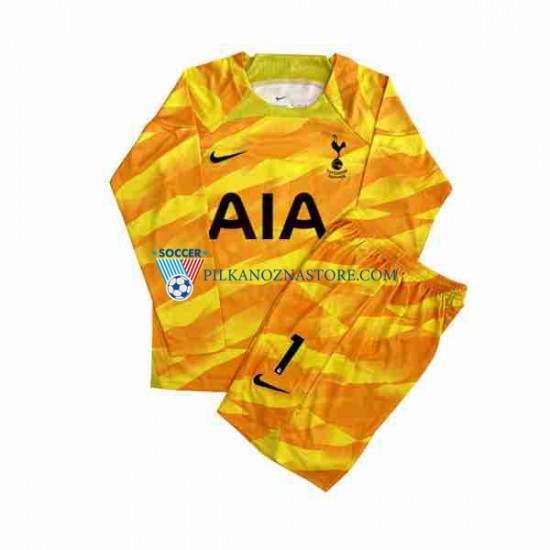 Strój Bramkarski Tottenham Hotspur dla Dzieci Hugo Orangecolor Koszulka Wyjazdowy 2023-2024 Długie Rękawy