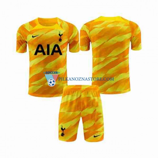Strój Bramkarski Tottenham Hotspur dla Dzieci Orangecolor Koszulka Wyjazdowy 2023-2024 Krótkie Rękawy