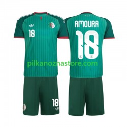 Algieria dla Dzieci Mohamed Amoura 18 Koszulka Wyjazdowy 2026 Krótkie Rękawy Algieria dla Dzieci Mohamed Amoura 18 Koszulka Wyjazdowy 2026 Krótkie Rękawy