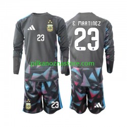 Strój Bramkarski Argentyna dla Dzieci Emiliano Martinez 23 Koszulka Domowy MŚ 2026 Długie Rękawy
