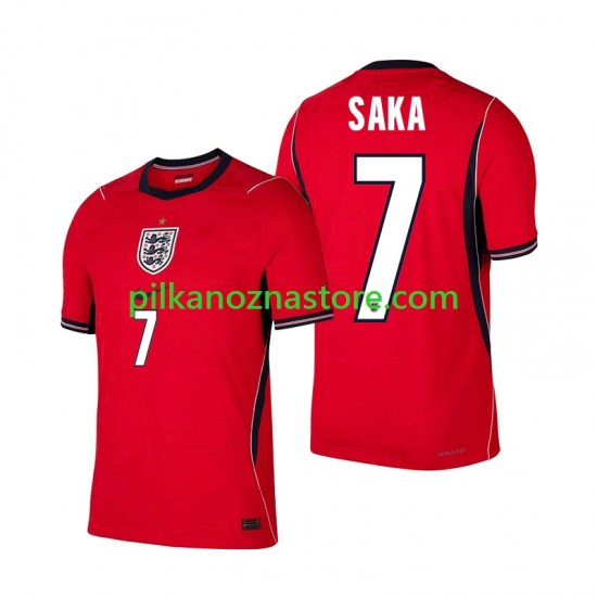 Anglia Bukayo Saka 7 Koszulka Męska Wyjazdowy MŚ 2026 Krótkie Rękawy