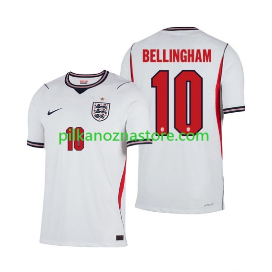 Anglia Jude Bellingham 10 Koszulka Męska Domowy MŚ 2026 Krótkie Rękawy