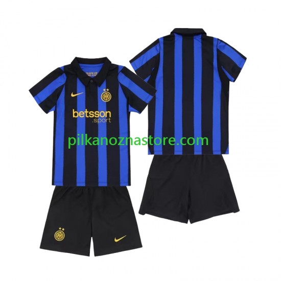 Inter Mediolan dla Dzieci Koszulka Domowy 2026-2027 Krótkie Rękawy