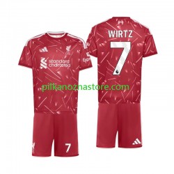 Liverpool dla Dzieci Florian Wirtz 7 Koszulka Domowy 2026-2027 Krótkie Rękawy Liverpool dla Dzieci Florian Wirtz 7 Koszulka Domowy 2026-2027 Krótkie Rękawy