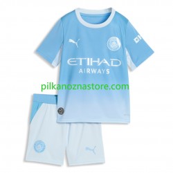 Manchester City dla Dzieci Koszulka Domowy 2026-2027 Krótkie Rękawy