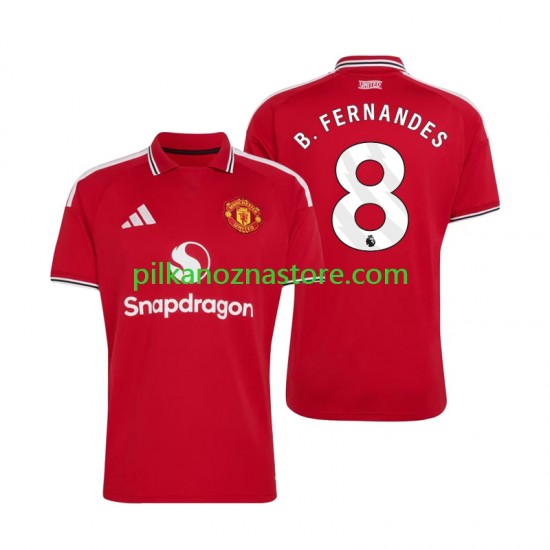 Manchester United Bruno Fernandes 8 Koszulka Męska Domowy 2026-2027 Krótkie Rękawy