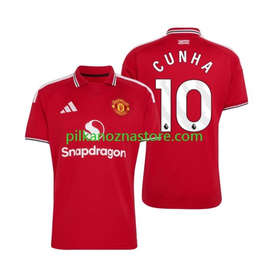 Manchester United Matheus Cunha 10 Koszulka Męska Domowy 2026-2027 Krótkie Rękawy