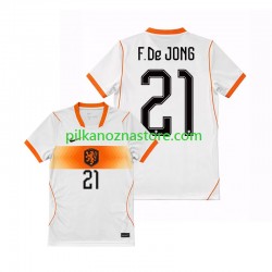 Holandia Frenkie de Jong 21 Koszulka Męska Wyjazdowy MŚ 2026 Krótkie Rękawy