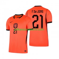 Holandia Frenkie de Jong 21 Koszulka Męska Domowy MŚ 2026 Krótkie Rękawy