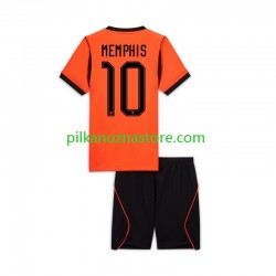 Holandia dla Dzieci Memphis Depay 10 Koszulka Domowy MŚ 2026 Krótkie Rękawy