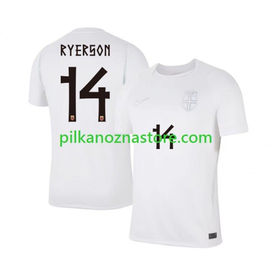Norwegia Julian Ryerson 14 Koszulka Męska Trzeci MŚ 2026 Krótkie Rękawy