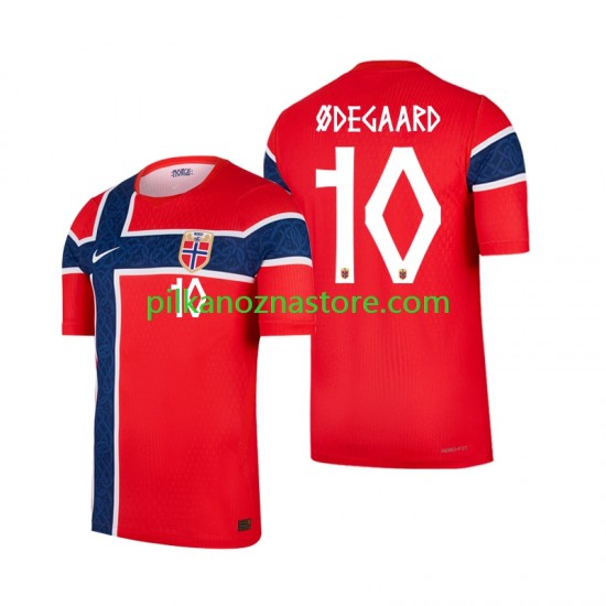 Norwegia Martin Odegaard 10 Koszulka Męska Domowy MŚ 2026 Krótkie Rękawy