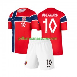 Norwegia dla Dzieci Martin Odegaard 10 Koszulka Domowy MŚ 2026 Krótkie Rękawy