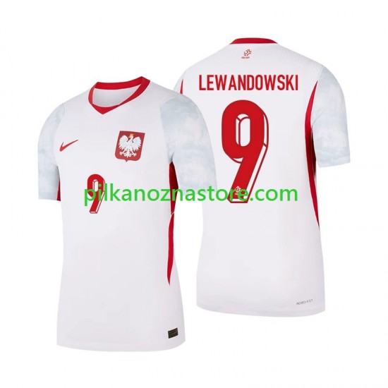 Polska Robert Lewandowski 9 Koszulka Męska Domowy 2026 Krótkie Rękawy