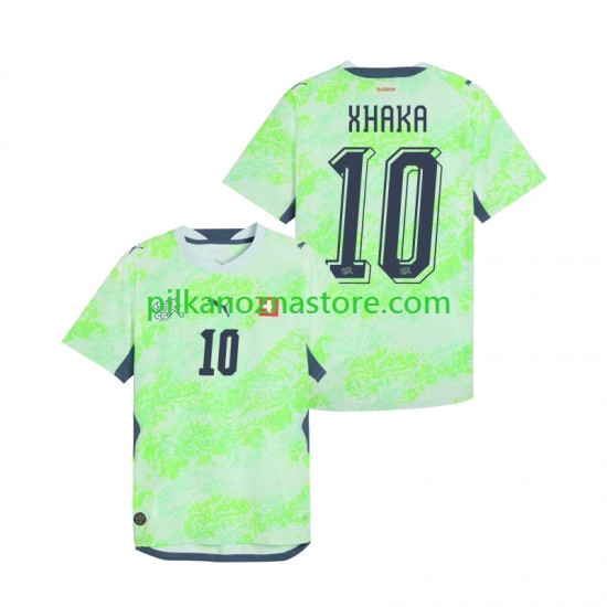 Szwajcaria Granit Xhaka 10 Koszulka Męska Wyjazdowy MŚ 2026 Krótkie Rękawy