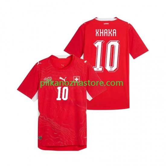 Szwajcaria Granit Xhaka 10 Koszulka Męska Domowy MŚ 2026 Krótkie Rękawy