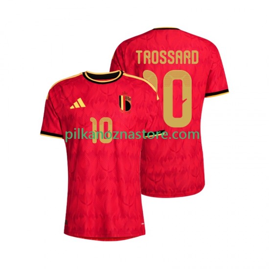 Belgia Leandro Trossard 10 Koszulka Męska Domowy MŚ 2026 Krótkie Rękawy