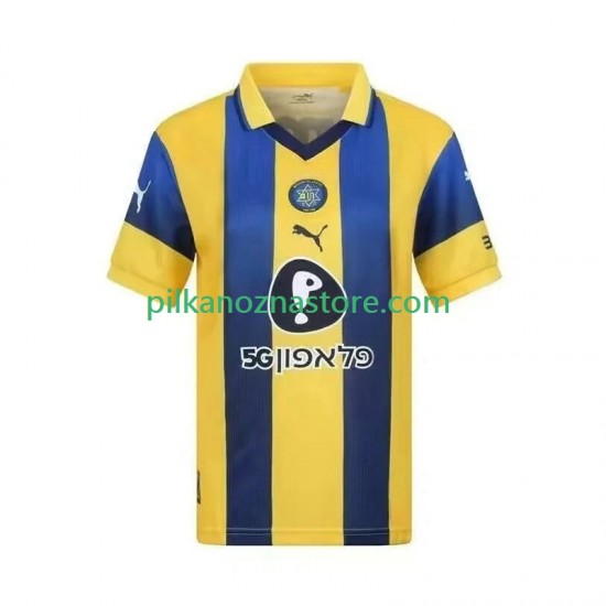 Maccabi Tel Aviv Koszulka Męska Domowy 2025-2026 Krótkie Rękawy