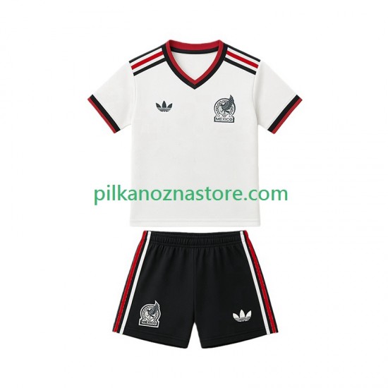 Meksyk dla Dzieci Koszulka Wyjazdowy MŚ 2026 Krótkie Rękawy