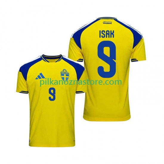 Szwecja Isak 9 Koszulka Męska Domowy 2026 Krótkie Rękawy
