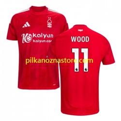 Nottingham Forest Chris Wood 11 Koszulka Męska Domowy 2024-2025 Krótkie Rękawy
