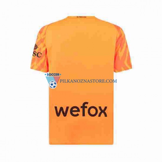 Strój Bramkarski AC Milan Koszulka Męska Wyjazdowy 2023-2024 Krótkie Rękawy