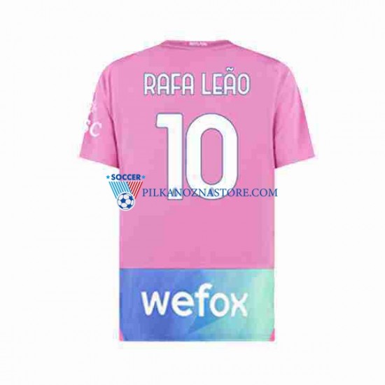 AC Milan Rafael Leao 10 Koszulka Męska Trzeci 2023-2024 Krótkie Rękawy