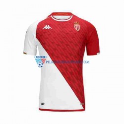 AS Monaco Koszulka Męska Domowy 2023-2024 Krótkie Rękawy