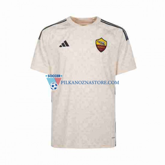 AS Roma Koszulka Męska Wyjazdowy 2023-2024 Krótkie Rękawy