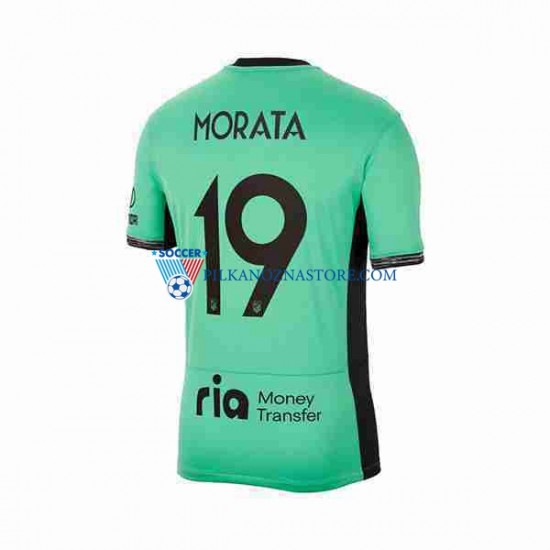 Atlético Madryt 2 Alvaro Morata 19 Koszulka Męska Trzeci 2023-2024 Krótkie Rękawy