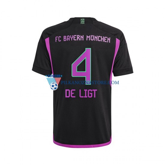 Bayern Monachium Matthijs de Ligt 4 Koszulka Męska Wyjazdowy 2023-2024 Krótkie Rękawy