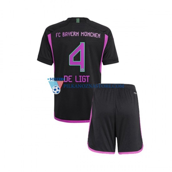Bayern Monachium dla Dzieci Matthijs de Ligt 4 Koszulka Wyjazdowy 2023-2024 Krótkie Rękawy