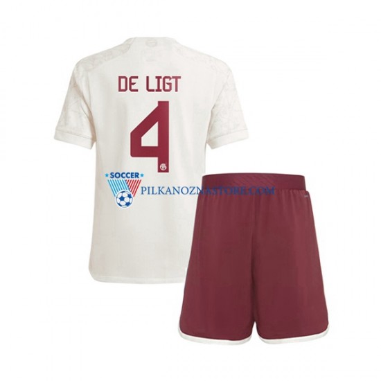 Bayern Monachium dla Dzieci Matthijs de Ligt 4 Koszulka Trzeci 2023-2024 Krótkie Rękawy