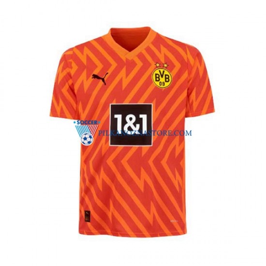 Strój Bramkarski Borussia Dortmund Koszulka Męska Wyjazdowy 2023-2024 Krótkie Rękawy