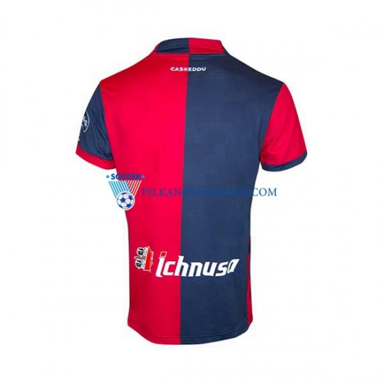 Cagliari Koszulka Męska Domowy 2023-2024 Krótkie Rękawy