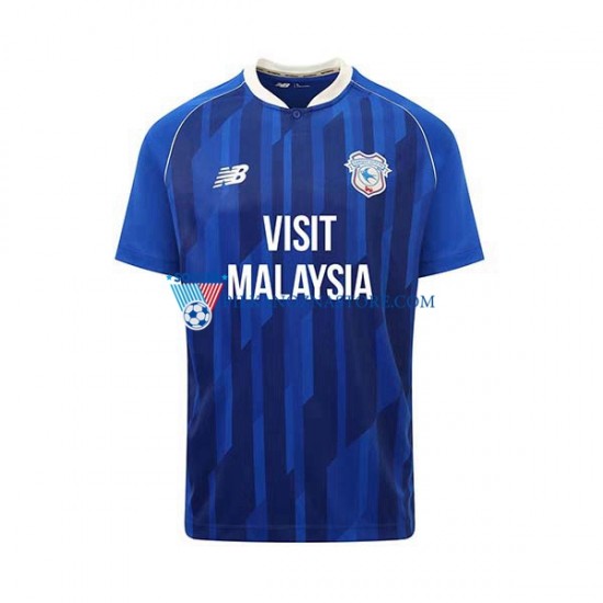 Cardiff City Koszulka Męska Domowy 2023-2024 Krótkie Rękawy