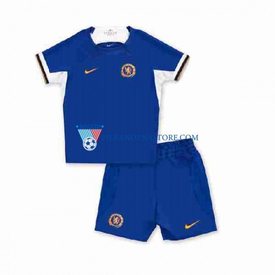 Chelsea dla Dzieci Koszulka Domowy 2023-2024 Krótkie Rękawy