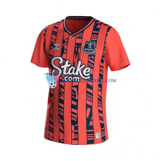 Everton Koszulka Męska Wyjazdowy 2023-2024 Krótkie Rękawy