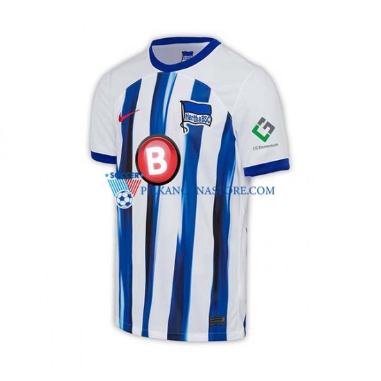 Hertha BSC Koszulka Męska Domowy 2023-2024 Krótkie Rękawy