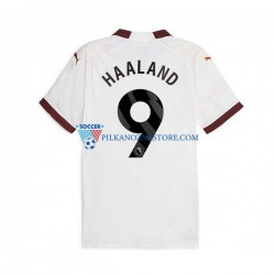 Manchester City Erling Haaland 9 Koszulka Męska Wyjazdowy 2023-2024 Krótkie Rękawy