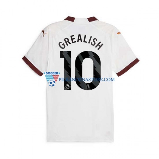 Manchester City Jack Grealish 10 Koszulka Męska Wyjazdowy 2023-2024 Krótkie Rękawy