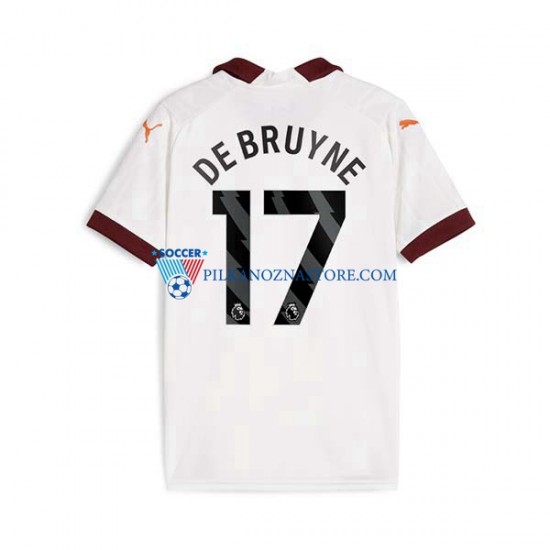 Manchester City Kevin De Bruyne 17 Koszulka Męska Wyjazdowy 2023-2024 Krótkie Rękawy