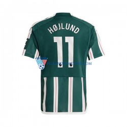 Manchester United Rasmus Hojlund 11 Koszulka Męska Wyjazdowy 2023-2024 Krótkie Rękawy