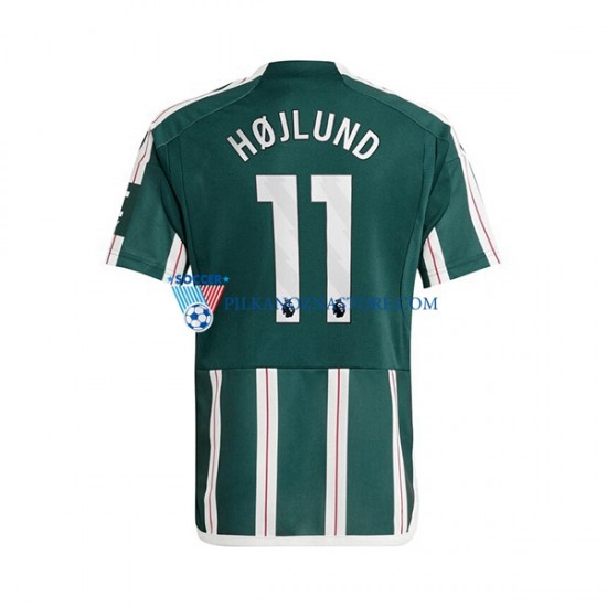 Manchester United Rasmus Hojlund 11 Koszulka Męska Wyjazdowy 2023-2024 Krótkie Rękawy