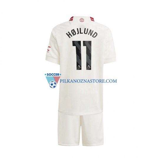 Manchester United dla Dzieci Rasmus Hojlund 11 Koszulka Trzeci 2023-2024 Krótkie Rękawy