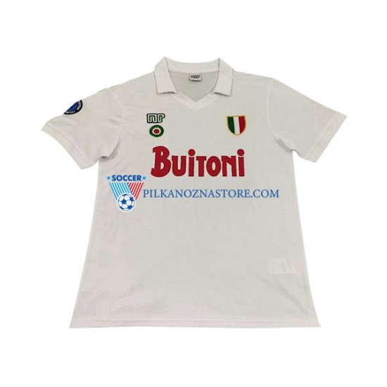 Napoli 1987 1988 Retro Koszulka Męska Wyjazdowy Krótkie Rękawy