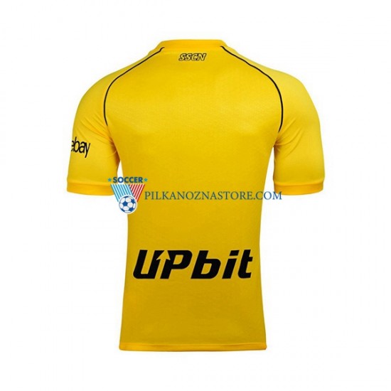 Strój Bramkarski Napoli Koszulka Męska Wyjazdowy 2023-2024 Krótkie Rękawy