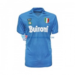 Napoli 1987 1988 Retro Koszulka Męska Domowy Krótkie Rękawy